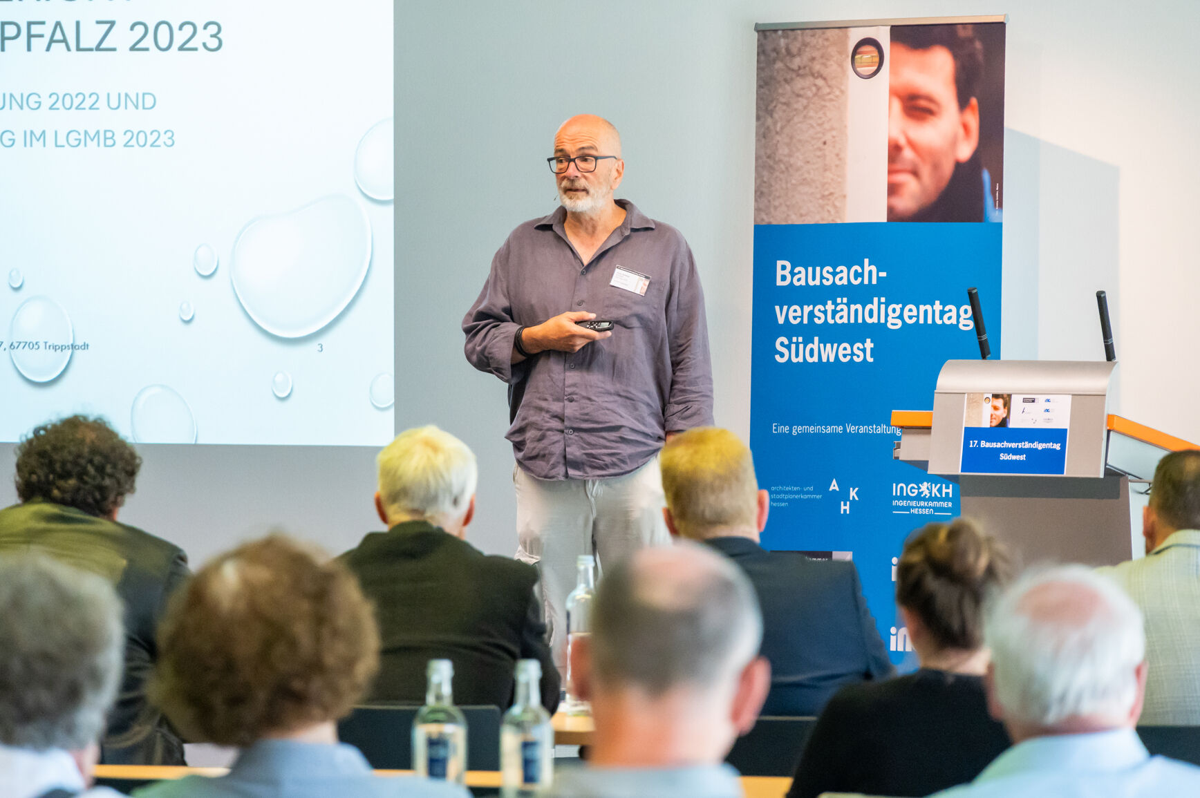 Horst Schmid bei einer Fachveranstaltung
